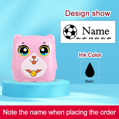‌Personalized Custom Name Stamp for Kids - Waterproof Durable School Stamp, Non-Fade Ink,Unique Educational Gift for Students