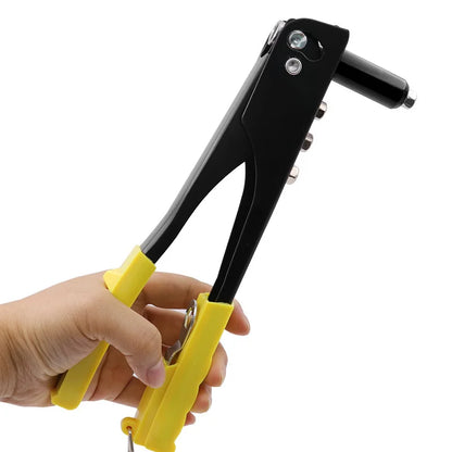 Heavy Duty Riveter Set Pop Rivet Gun and 120Pcs Blind Rivets Assortment Kit Hand Tools Rivet Nut Tool