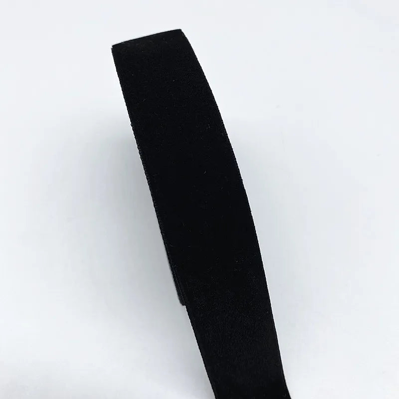 New 6-38mm Colour Single Face Line Velvet Ribbon for Bowknot Christmas Ribbon Party Decorations