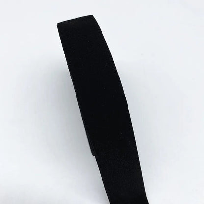 New 6-38mm Colour Single Face Line Velvet Ribbon for Bowknot Christmas Ribbon Party Decorations