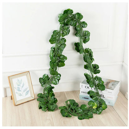 Artificial Plants Home Decor Wall Liana Ivy Decorative Creeper Foliage Fake Vines Greenery Room Decoration Green Leaves