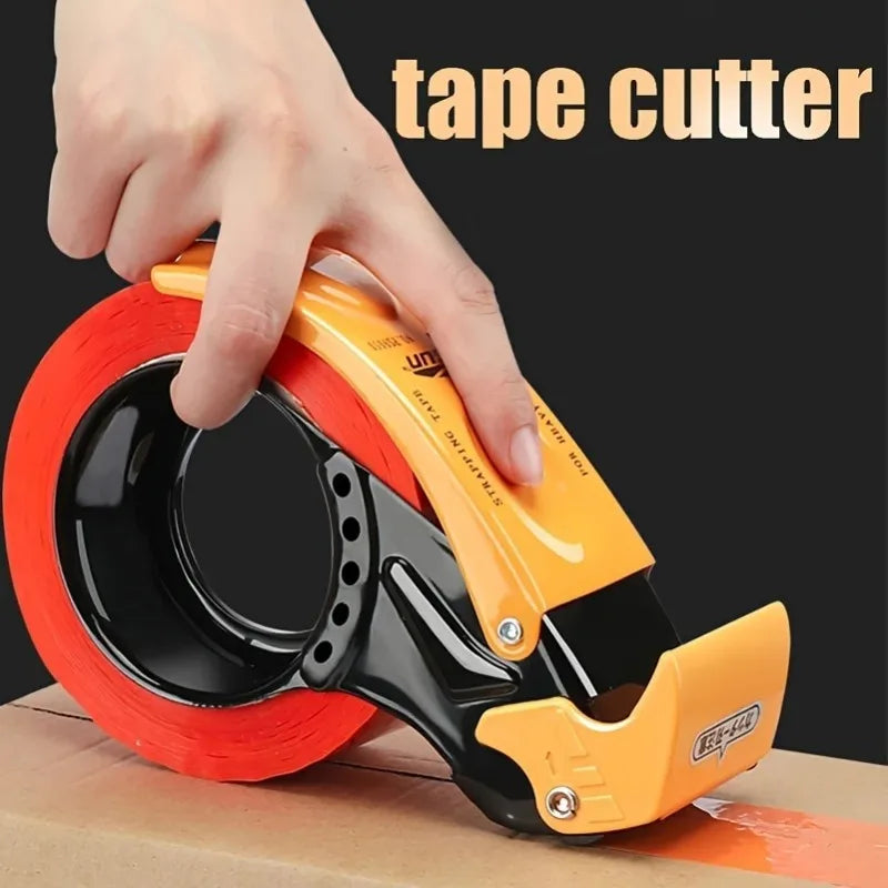 Heavy Duty Handheld Packaging Tape Dispenser, Automatic Cutting and Sealing, Metal Structure,used for Efficient Sealing of Bo