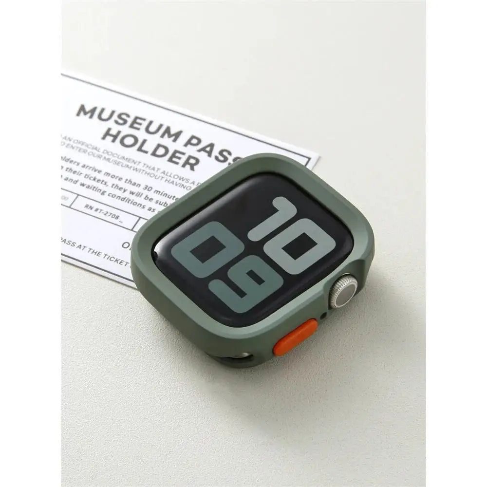 Bumper Soft Silicone Case For Apple Watch 11 10 9 8 7 6 SE 5 Anti-drop Matte Cover For iwatch 49mm 41mm 42mm 46mm 40mm 44mm 4