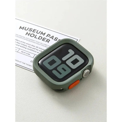 Bumper Soft Silicone Case For Apple Watch 11 10 9 8 7 6 SE 5 Anti-drop Matte Cover For iwatch 49mm 41mm 42mm 46mm 40mm 44mm 4