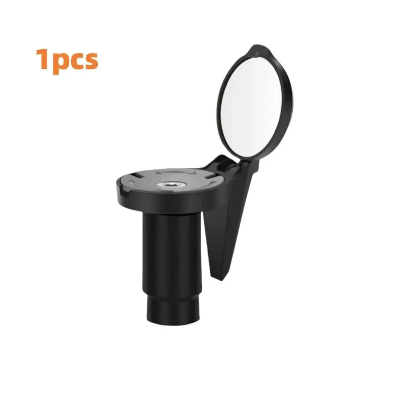 Bicycle Rear View Convex Mirror, 1PC Drop Bar Handlebar Mount Bike Back Sight Reflector, Lightweight Acrylic Lens Cycling Mir
