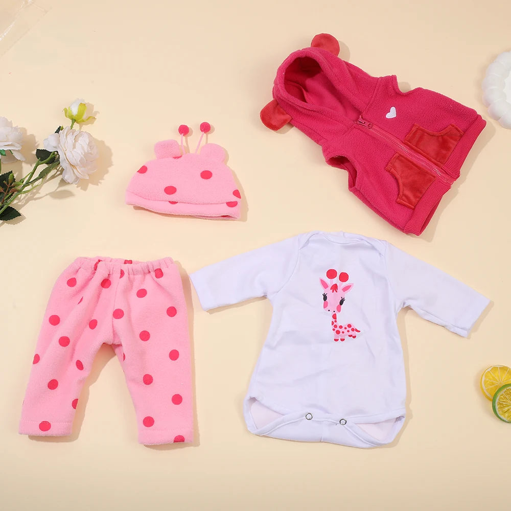 Doll Accessories Doll Clothes for 17inch Reborn Dolls Baby Dolls Fashion Jump Suits Clothes for 45cm Reborn Baby Doll Clothes