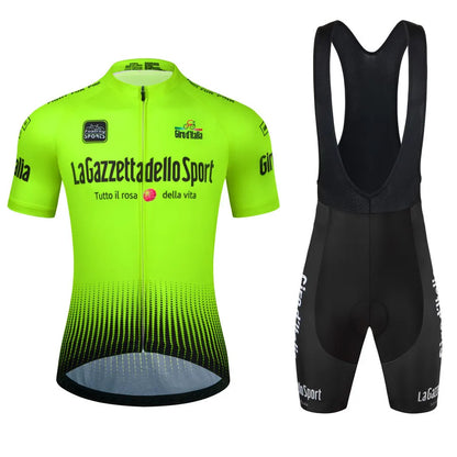 Tour Of Italy Bicycle Clothes Cycling Jersey Set Summer Road Bike Short Sleeve Cycling Clothing Men Mtb Jersey Set Sport Wear