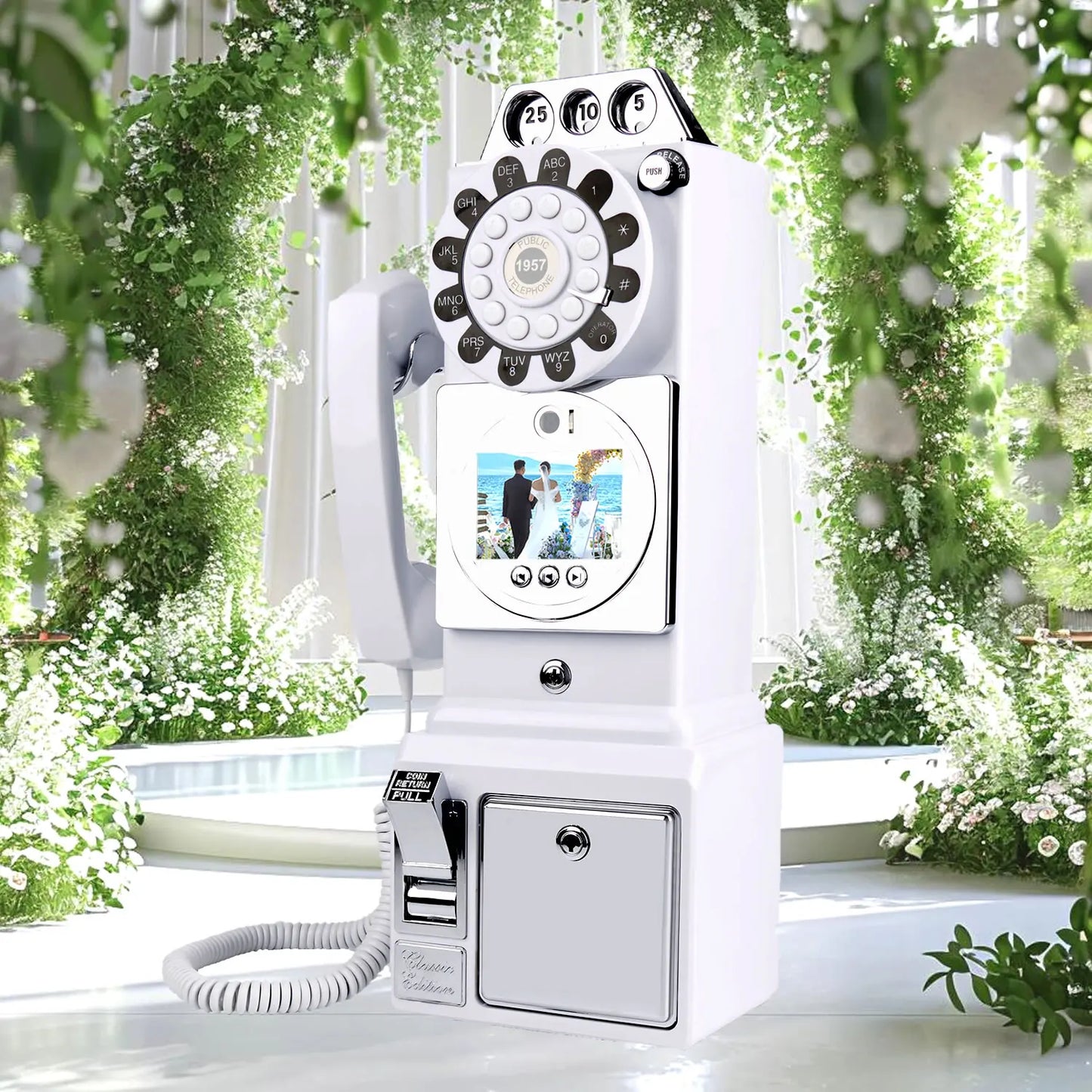 Retro Audio Video Guestbook Wedding Video Message Telephone Guest Video Signature Register Birthday Party Blessing Video Reco