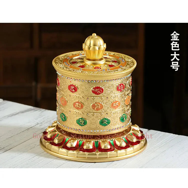 GOOD # Buddhist disciple Buddhism Six Words Daming Mantra recite chant Finger twisting gilding Turning Scripture prayer wheel