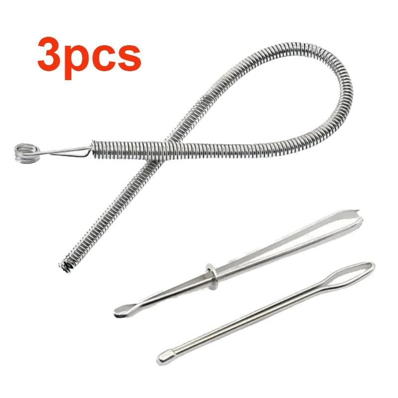 3PCS Garment Clips Sewing DIY Tools Elastic Tape Perforated Cross Stitch Threader Wear Elastic Clips (Wear Resistant Rope) - 