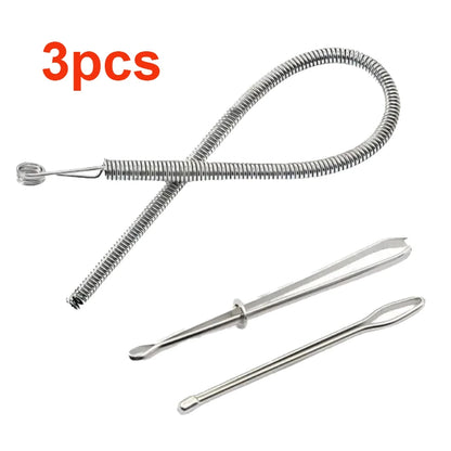 3PCS Garment Clips Sewing DIY Tools Elastic Tape Perforated Cross Stitch Threader Wear Elastic Clips (Wear Resistant Rope) - 