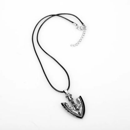 Anime JOJOS BIZARRE ADVENTURE Kujo Jotaro Arrow Metal Golden Choker Charm Gifts Keychain