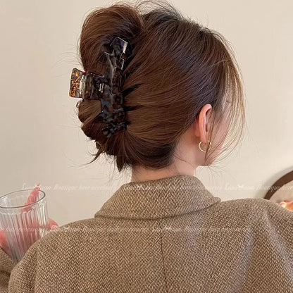Elegant High grade Acetate Hair Claw For Women Temperament Decorate Lady Vintage Hair Clip Fashion Hair Accessories