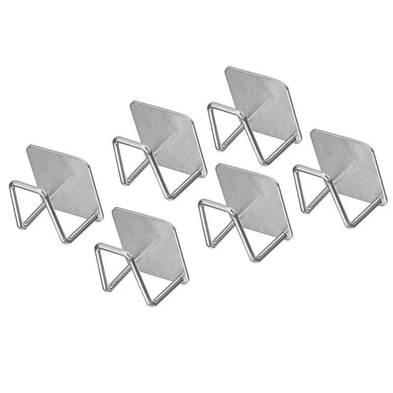 Kitchen Non Perforated Stainless Steel Storage Rack, Wall Mounted Pot Cover Rack, Cabinet Bottom Cutting Board Storage Rack -