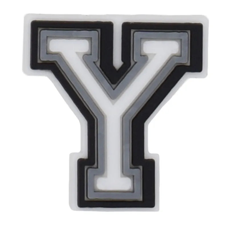 1 Piece Shoe Charms Accessories Pvc Shoe Decorations Letter 26 Options To Choose From Alphabet Ornament Pins Party Gift - 582