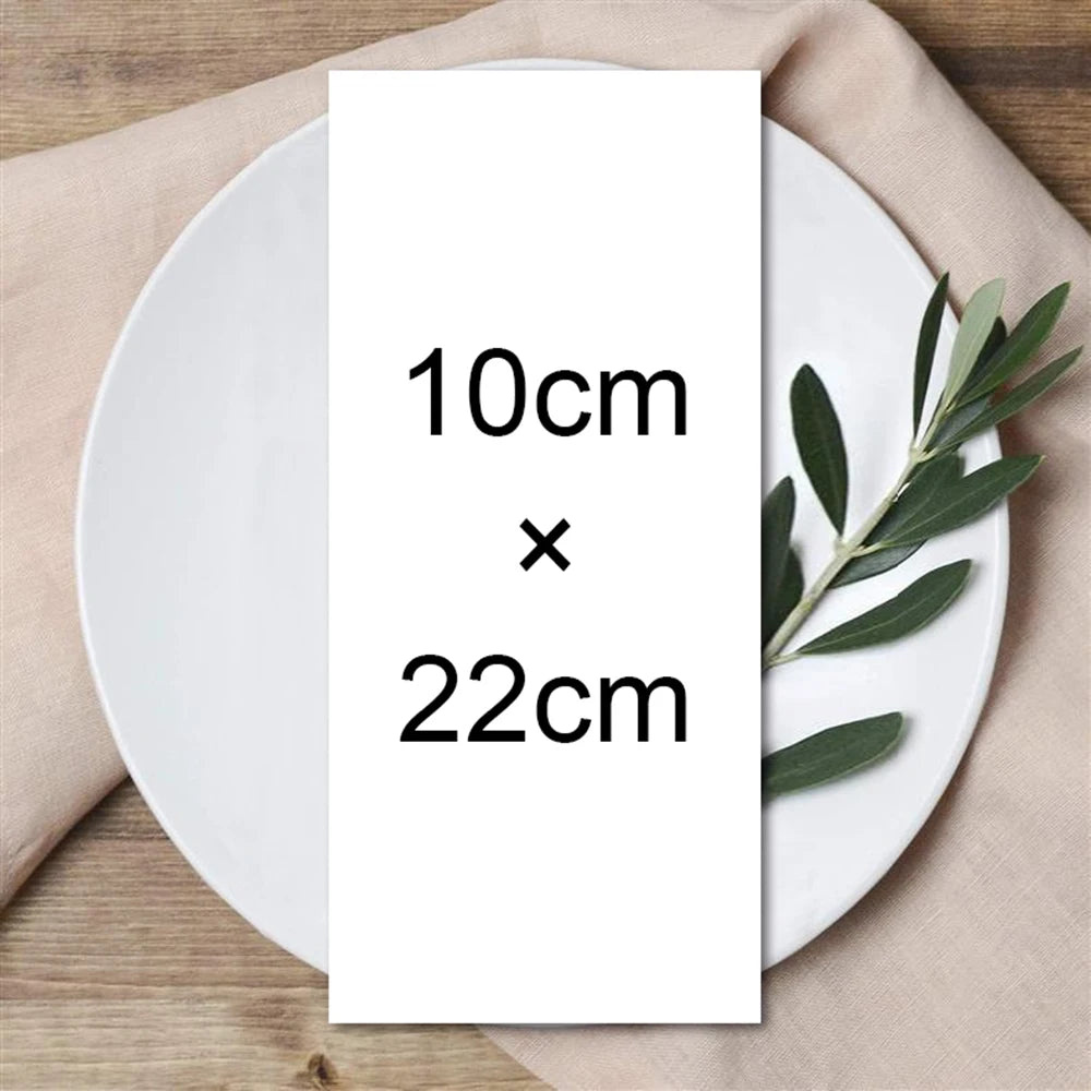 Personalized Table Card Couple's Name Wedding Invitations Thank You Welcome Menu Place Cards Editable Modern Minimalist Decor