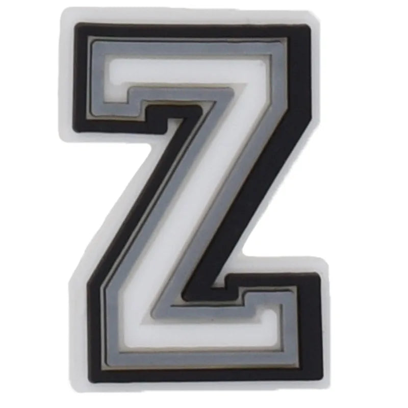 1 Piece Shoe Charms Accessories Pvc Shoe Decorations Letter 26 Options To Choose From Alphabet Ornament Pins Party Gift - 583