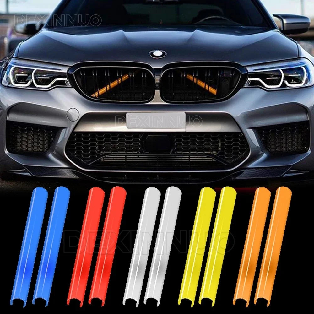 Car Front Grille Trim Strips For BMW E60 F07 F10 F20 F22 F25 F30 F32 F39 F44 F46 F48 G11 G12 G30 G32 G01 G02 G05 G20 1-7Serie