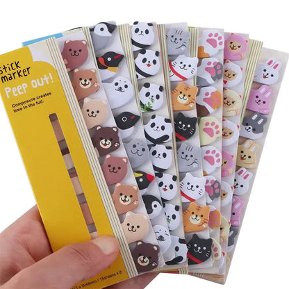 Cute Penguin Cat Panda Memo Pads Sticky Notes Index Posted Planner Office Creative School Stationery
