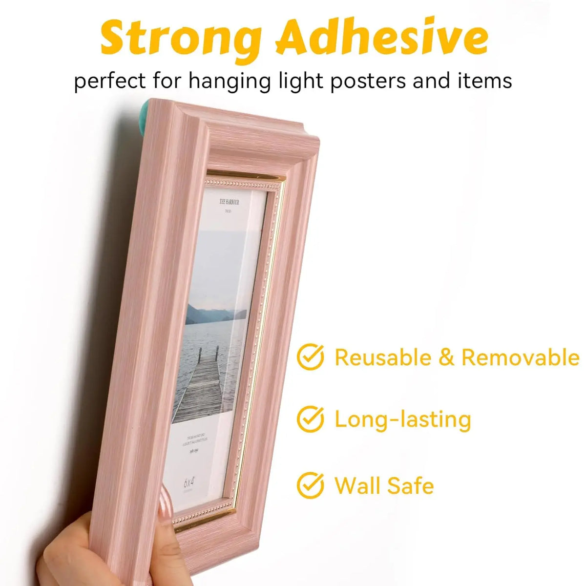 288 pieces Sticky, wall safety adhesive Poster putty Removable and reusable mounting putty for hanging pictures and decoratin