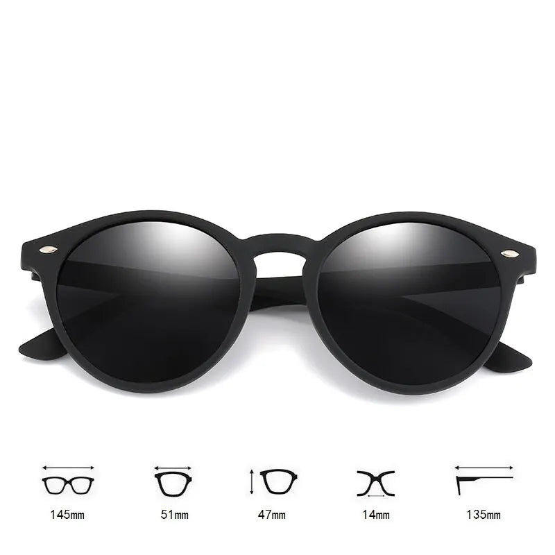 Fashion Round Sunglasses Women Men Classic Vintage Driving Travel Sun Glasses Circle Oval Brand Designer Eyewear UV400