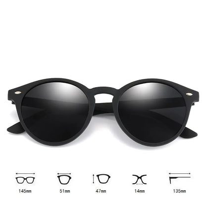 Fashion Round Sunglasses Women Men Classic Vintage Driving Travel Sun Glasses Circle Oval Brand Designer Eyewear UV400