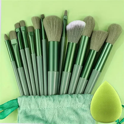 NEW 13PCS Makeup Brush Set Soft Fluffy Eye Shadow Foundation Blush Highlighter Concealer Brush Female Beauty Tool Christmas G