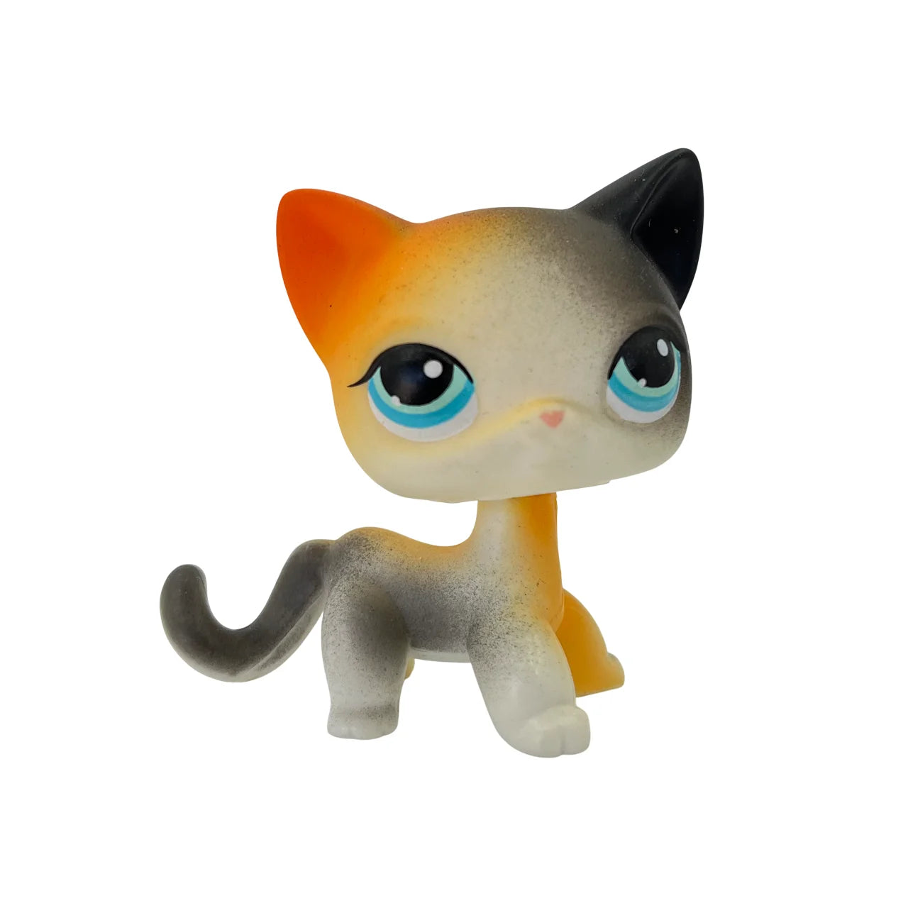 Rare Pet Shop LPS Toy Stands Short Hair Cat Original Kitten Husky Puppy Dog Fox Cute Animal Old Bobble Head Toy