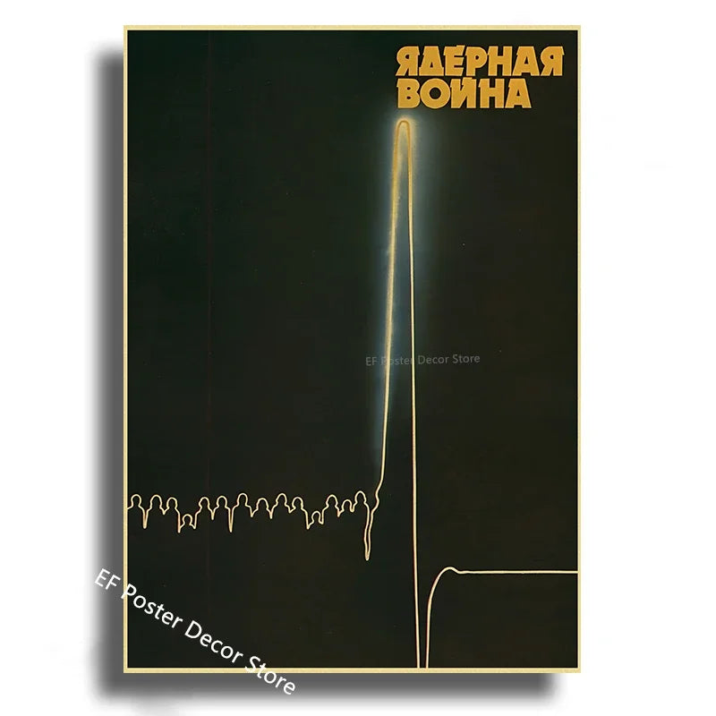 Vintage Stalin USSR CCCP Poster Poster Aesthetic Prints and Posters Wall Art Retro Painting Home Room Cafe Club Dorm Wall Dec