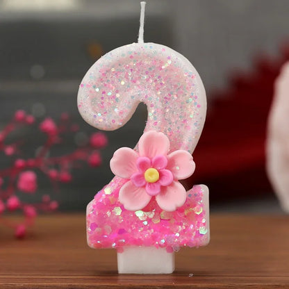 Creative digital candle birthday cake decoration daily necessities birthday candle - 2