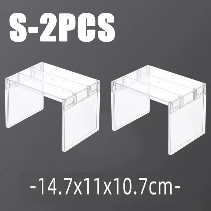 Kitchen Cupboard Organizer Retractable Cabinet Shelf Seasoning Bottle Spice Rack Dish Shelf Kitchen Accessories Storage Rack 