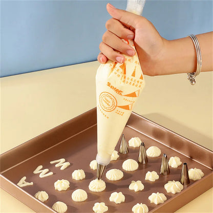 Pastry Piping Sleeves Leak Disposable Bag Confectionery Cake Accessories Baking Decorations Pocket Syringe Icing Cream Squeez