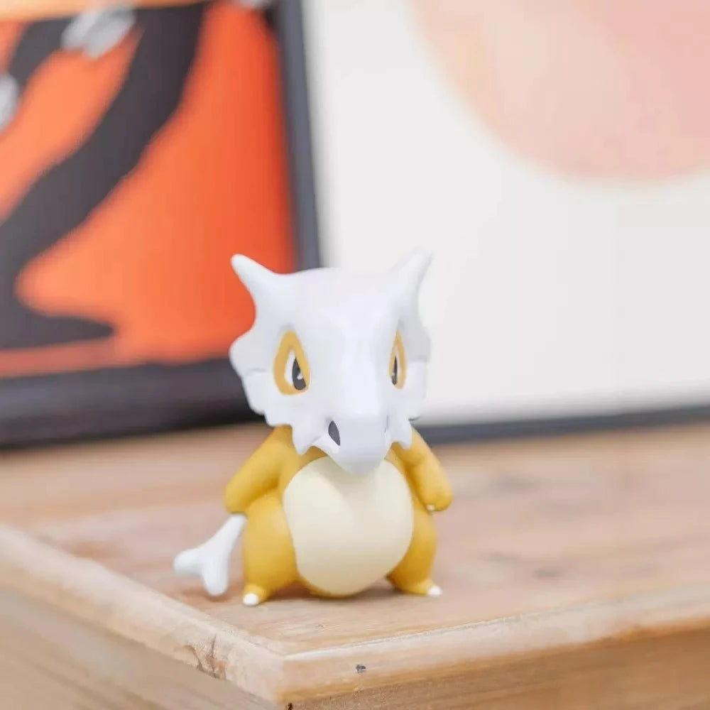 8cm Pocket Monsters Cubone Figure Cartoon Cute Ornament Model Desktop Car and Decoration Festival Gift Collectible