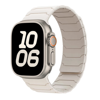 magnetic Strap For Apple Watch Band ultra 2 3 49mm 44mm 40mm 41mm 46mm 42mm 45mm 38 Silicone Bracelet IWatch Series 11 9 8 SE