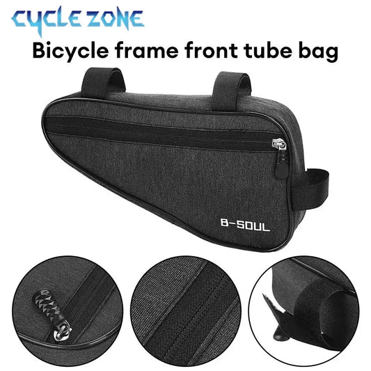 Bicycle Triangle Bag Bike Front Tube Frame Saddle Storage Bags MTB Cycling Pouch Durable Bike Versatile Bag Bicycle Accessori