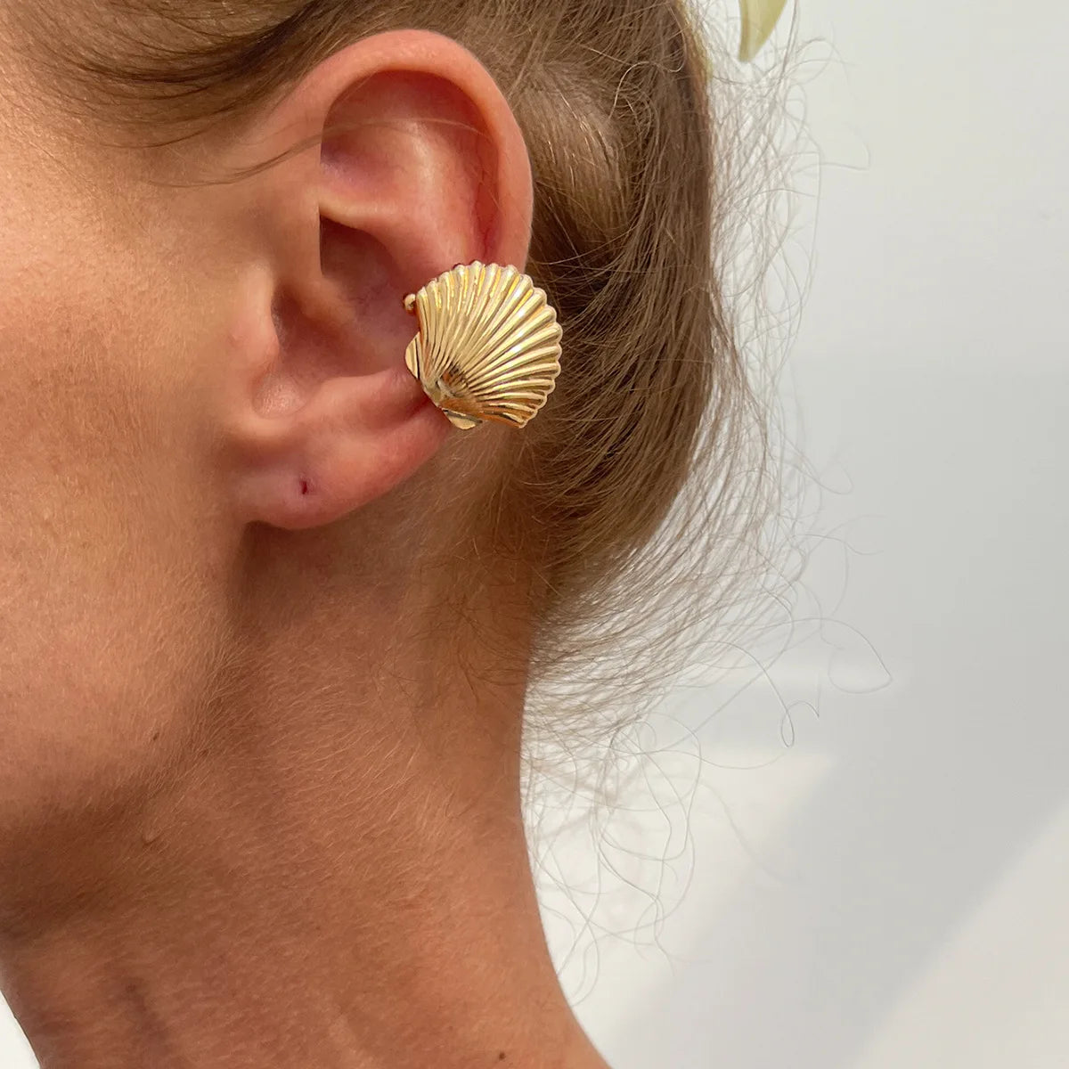 LATS Starfish Shell Flower Clip Earrings for Women Gold/Silver Color Non-Piercing Ear Cuff Daily Jewelry Accessories Party Gi