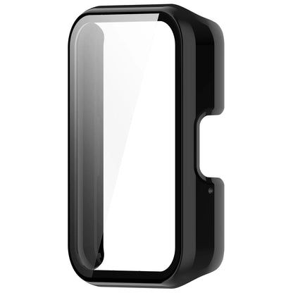Watch Case Compatible for Samsung Galaxy Fit3, Protective PC Frame Face Cover Built-in Tempered Glass Screen Protector, Scrat
