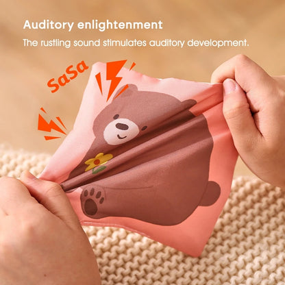 Montessori Cloths Toys Magic Cotton Animal Tissue Box Kids Finger Exercise Cloth Busy Box Toys Baby Educational Activity Sens
