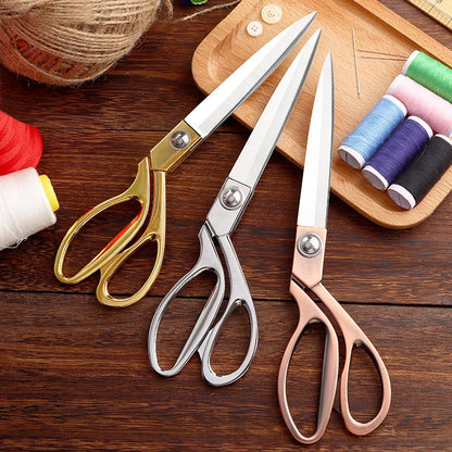 Professional Tailor Scissors Vintage Sewing Scissors Stainless Steel Tailor Shears for Fabric Clothes Needlework Cutter DIY T