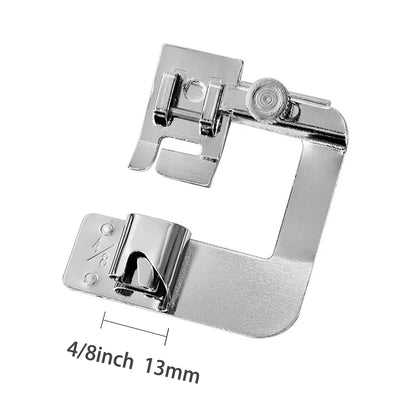 9mm /13mm /19mm /25mm Sewing Machine Foot Press Foot Rolled Hem Feet Household Multi Functional Sew Accessories