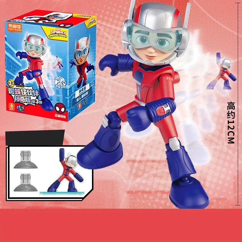 Original Blokees The Amazing Spider-Man Miles Morales Gwen Black Panther Action Figure Blind Box Anime Model Doll Kids Toy Gi