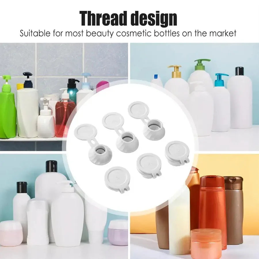 Bottle Emptying Caps, 3/6pcs Adapters Transfer Connector, 3 Sizes Inverted Caps Flipping Bottle, Inverted bottle cap Get Ever