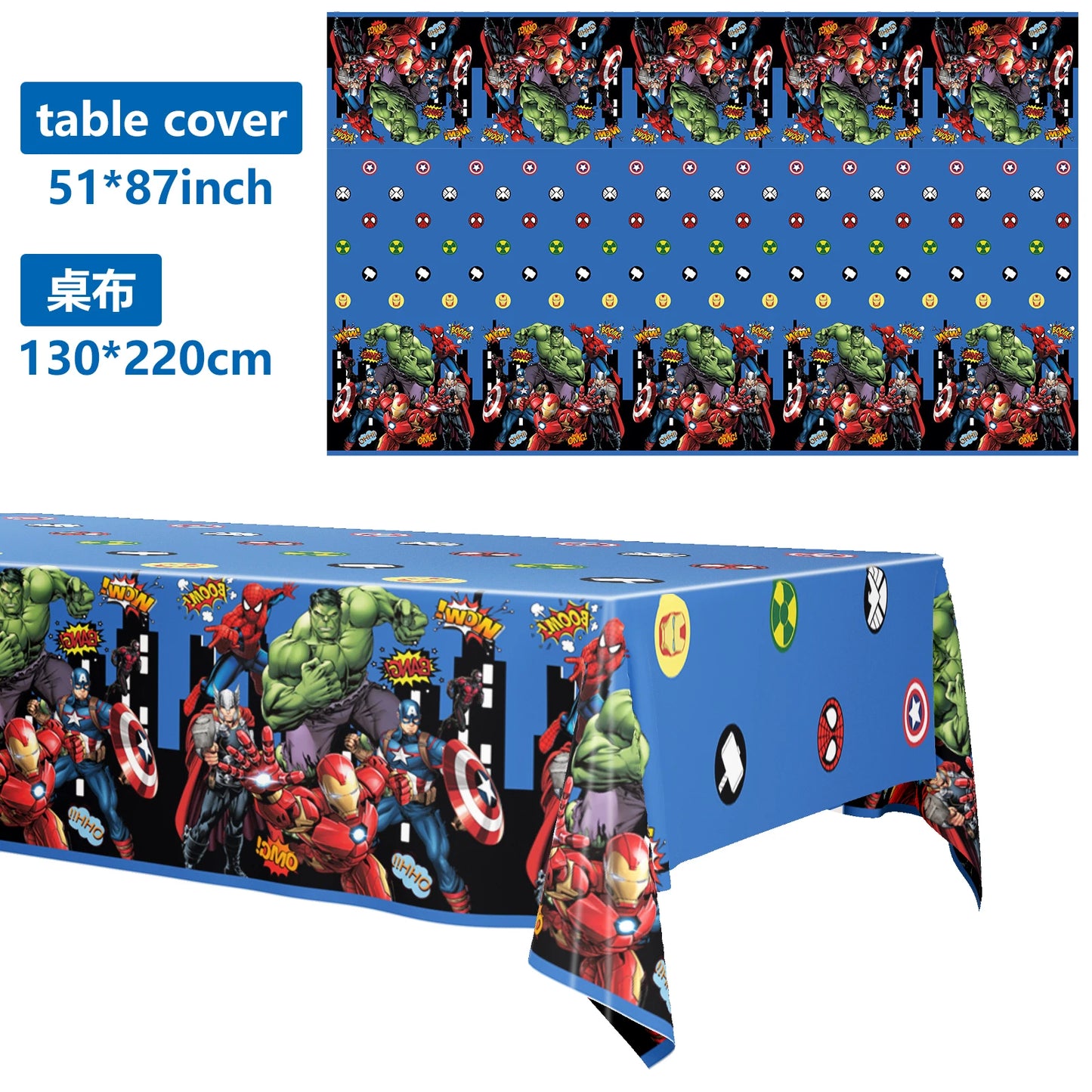birthday party supplies, Spiderman tablecloth decorations, superhero party supplies, kids birthday party table cover, Spider-