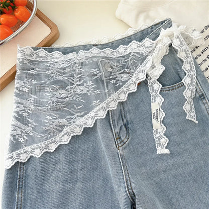 2025 ! Y2K Women Lace Tulle Bandage Skirt Stacked Lace Half Skirt Layering Small Butt Curtain Flower Triangle Hair Scarf