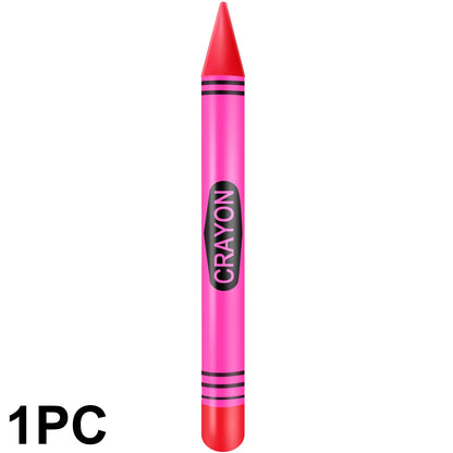 Jumbo Inflatable Crayon Balloon Neon Back to School Party Decoration First Day Of School Classroom Supplies - 1PC-PR