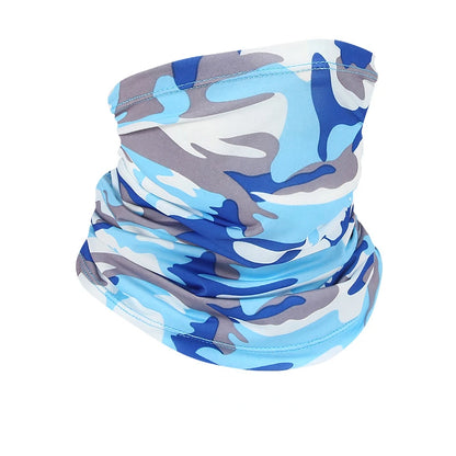 Outdoor Ice Silk Sun Protection Bib Spring and Summer Motorcycle Neck Cover Sports Magic Bandana Riding Mask Full Face - MCSk