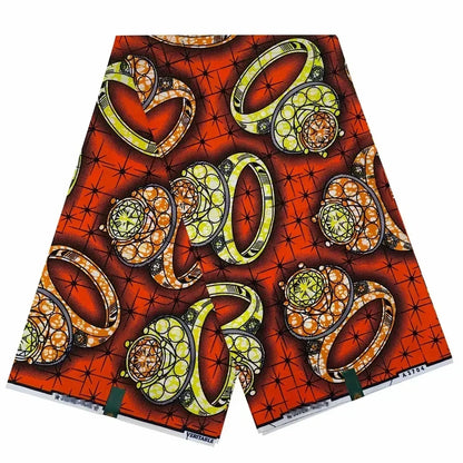 2024 6 Yards 100% Cotton Veritable Wax Pagne African Super Real Holland Wax VL Original Batik Lace Dress Dutch Loincloth