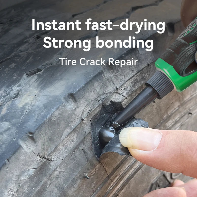 Tire Repair Glue Waterproof & High Temperature Resistant Black Sealing Waterproof And High-Temperature Resistant Repair Adhes