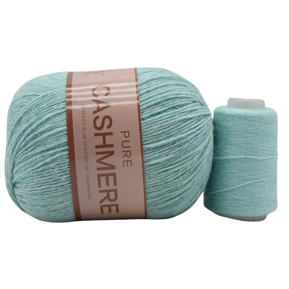 Crochet Cashmere Yarn, Soft Hand-Knitted Wool, Baby-Friendly Knitting Thread, Luxurious Yarn for Scarves, Crochet Projects, K