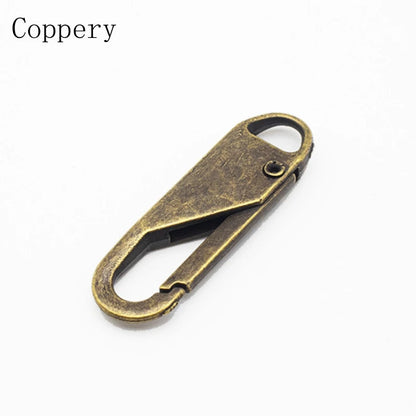 20-5PCS Zipper Pull Replacement Zipper Slider Puller Instant Repair Bag Bad Buckle Travel Suitcase Head DIY Sewing Craft Tool